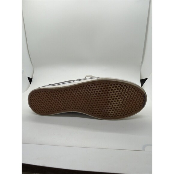 Vans Womens Off The Wall Skate Shoes Gray 721356 Low Top Canvas Lace Up 7 - Picture 6 of 12